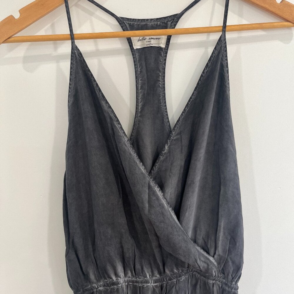 XS Full Length Strappy Wrap Jumpsuit